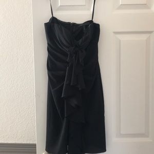 BCBG Strapless black dress